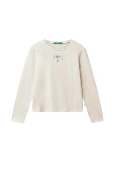 United Colors of Benetton T-Shirt M/L, Weiß, 120 Cm-image