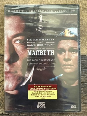 MACBETH - William Shakespeare (NEW/Sealed DVD) Ian McKellen Judi Dench