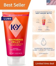 Warming Jelly Lube, Sensorial Personal Lubricant, Glycol Based Formula, 5 fl ...
