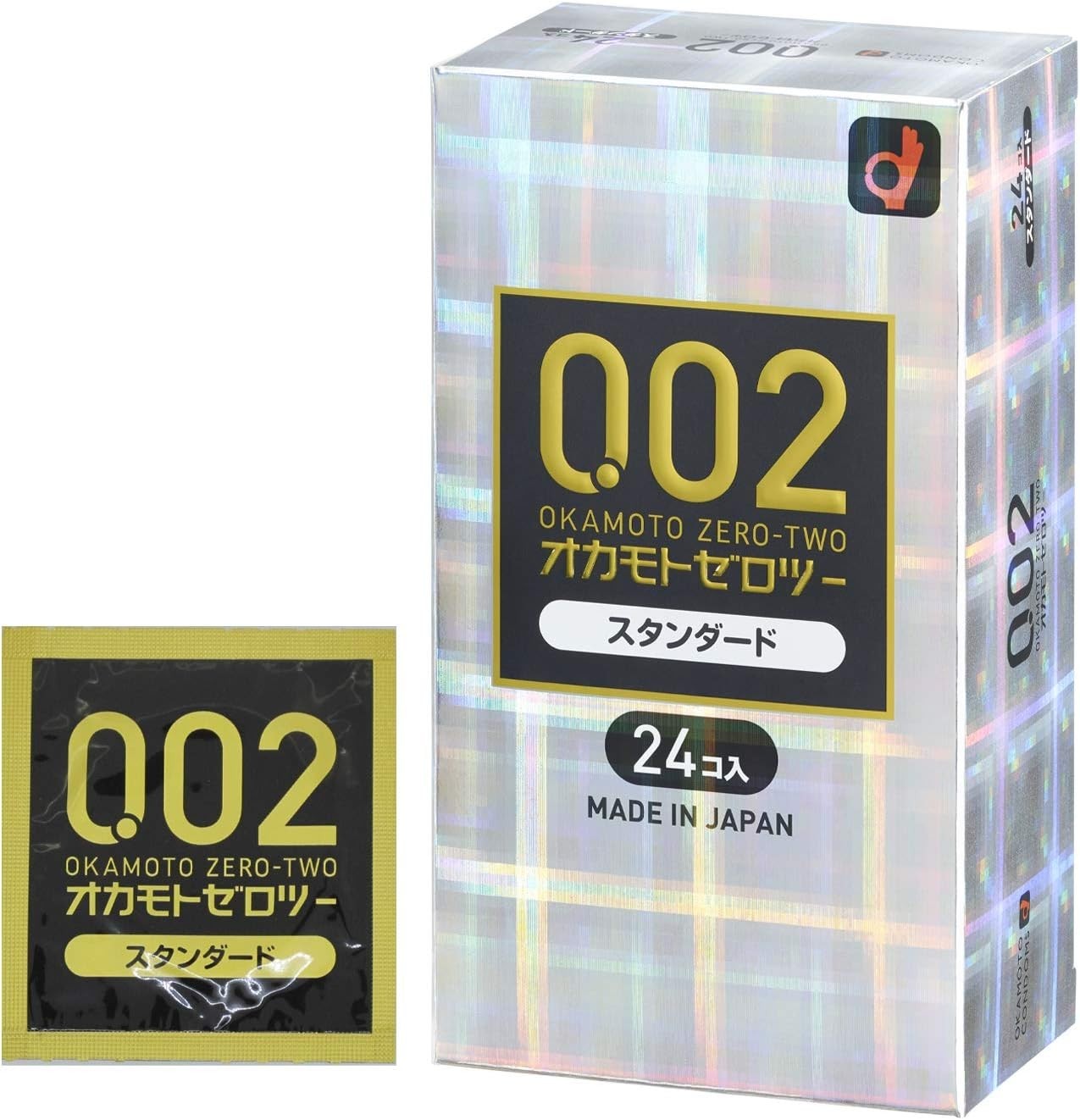 Okamoto 002 Standard Size Ultra Thin Condoms 24pcs -Ship from California