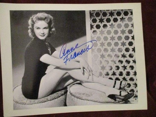 PROMO - ANNE FRANCIS - SIGNED