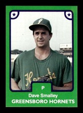 1984 TCMA Greensboro Hornets 13 Dave Smalley BXCP10