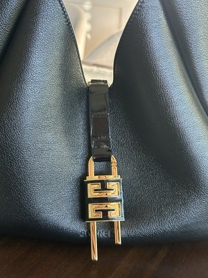 GIVENCHY ハンドバッグ ブラック ゴールド金具 Givenchy G-Hobo Shoulder Bag Black | eBay