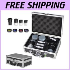 Telescope Accessory Kit - Plossl Eyepieces, Filters, 2X Lens