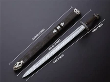 Handmade Northmen Sword 1095 Damascus Steel Medieval Viking Sword With Scabbard 