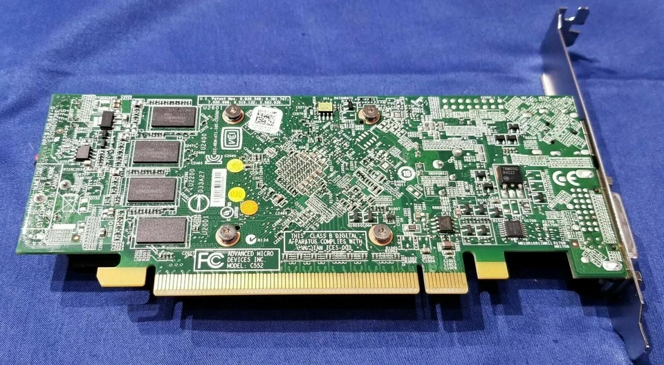 GENUINE Dell AMD Radeon HD 8570 1GB DVI PCI-E Displayport 08HW0R 8HW0R VID102 - Image 2 of 4