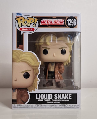 Funko Pop Liquid Snake - Metal Gear Solid - NEU - In Sock - Protector Inc