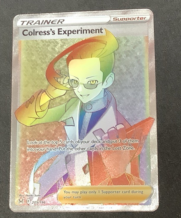 Colress's Experiment (Rainbow Secret Rare) 205/196 | Lost Origin | Pokemon TCG