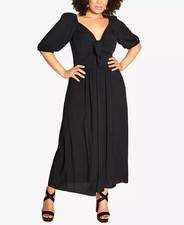 Villa Tie Maxi Dress Sz XS14 ##134