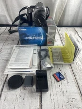 Canon EOS Digital Rebel XT DSLR Camera Box Accessories Read Parts Or Repair