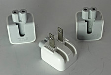 Lot of 3 Off-Brand Apple MagSafe Wall Adapters Duckhead 2-Prong Plugs US