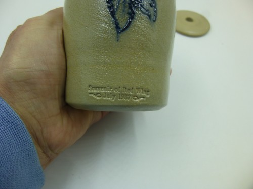 VINTAGE 1987 RED WING SALZGLASUR 6 GALLONEN BUTTERDOSE SOUVENIR / SOFORTIGER VERSAND - Bild 2 von 8