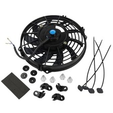9 Inch Universal 12v Electric Radiator Intercooler Slim Line Cooling Fan Kit