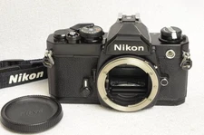 Maintained Excellent Condition Nikon FM Black 1980 Model Mechanical Shutter