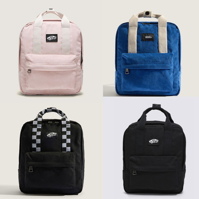 Vans Low Key Mini Backpack Cotton Small Bag 4 Colors NEW
