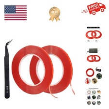 2 Rolls 2mm/3mm x 25m LCD Repair Tape Phone Repair Tape LCD Touch Screen Repa...