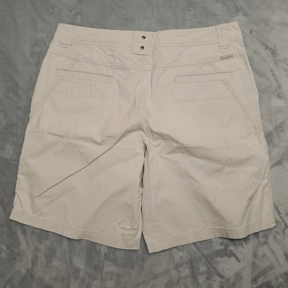 Шорты женские Columbia 14 бежевые XCQ легкие универсальные карманные для походов на открытом воздухе - Изображение 3 из 3