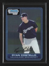 2006 Bowman #BC33 Ryan Costello Chrome Prospects Milwaukee Brewers
