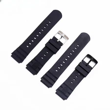 Rubber Watch Strap for Luminox 0200 3901 7050 21mm Men Women Steel Buckle Band