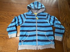 Hanna Andersson Faux Shearling French Terry Sweatshirt Jacket Hooded Size 110 5