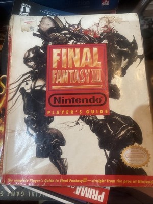 Final Fantasy III 3 Players Guide SNES Peter Olafson Vintage