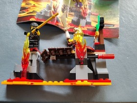LEGO 70753 NINJAGO Lava Falls 100% complete with Instructions & minifigs