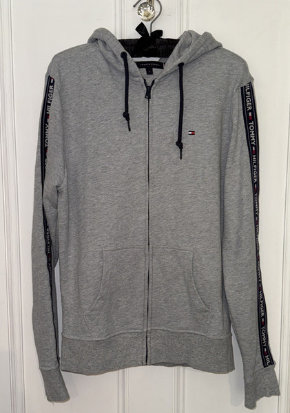 Tommy Hilfiger Grey Long Sleeve Zip Hoodie M