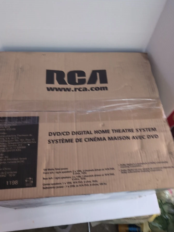 RCA Home Theater Surround System RTD120 300w Dvd NEW OLD STOCK SEALED - Image 4 of 4