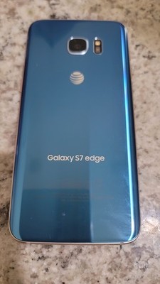 Samsung Galaxy S7 Edge Plus Unlocked in Blue  Gently Used