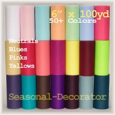 6 Inch 100yd Tulle Flame Retardant Tutu USA Made