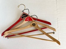 Vintage Wood Advertising Hangers Lot Store Brands Johnnie Walker Suit Wishbone