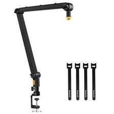 Boom Arm - Adjustable 360  Rotatable Microphone Sturdy Stainless Steel Mic De...