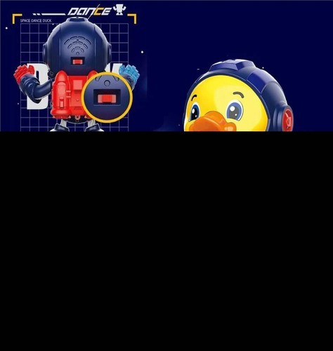 Dancing Space Duck mit Licht und Musik - Bild 1 von 4