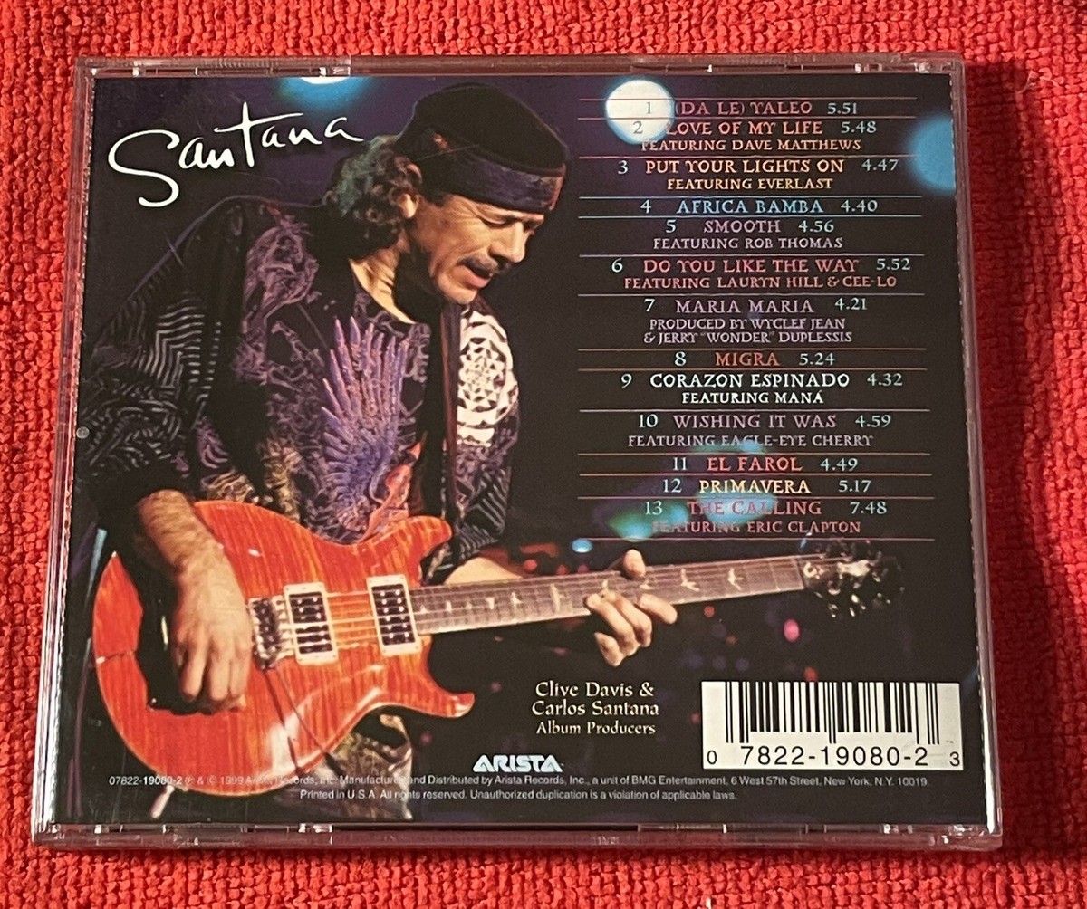 Santana -Supernatural - CD 1999 Arista 78221908023| eBay