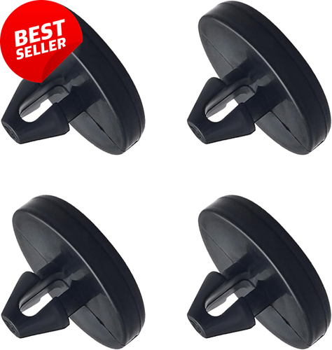 4PCS Brake Pedal Stopper Pads, Brake Light Switch Stopper for Car Truck, Black - Picture 11 of 12