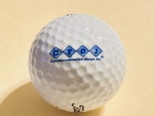 Golf Ball w/ Logo - Communications Test Design Inc  CTDI 