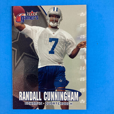 Randall Cunningham 2000 Fleer Gamers Card #75 NFL Dallas Cowboys