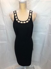 NWT CDC Black Sleeveless Cocktail Party Evening Dress SZ 6 Short