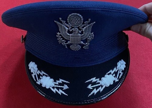 MInt Vintage Original USAF Field Grade Officer’s Service Cap—Colonel—Size 7 1/4