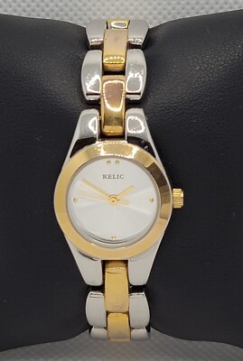 Ladies Relic by Fossil Petite Silver Gold Tone Link Bracelet  display picture 1