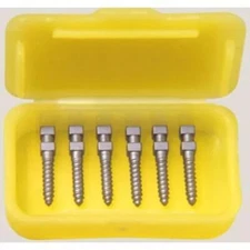Screw Posts Dental Titanium Conical Cross Head Refill L3, 6 Screw Posts. *Made