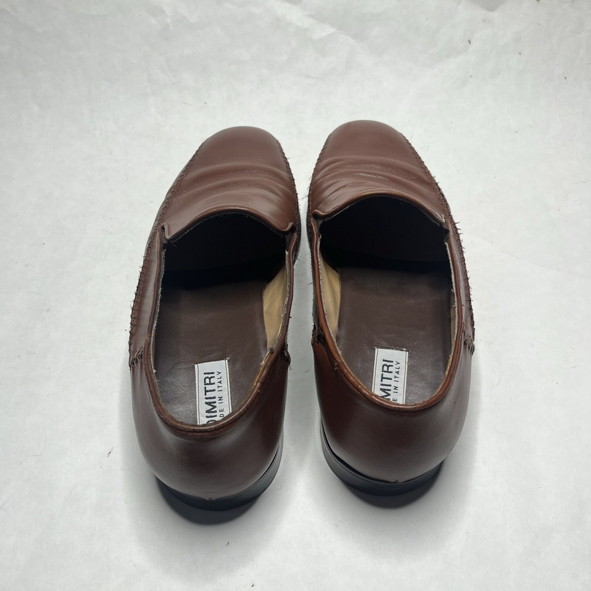 Dimitri Made in Italy Slip-on shoes. Dimitri Mens Dress Shoes Italian Handmade Leather Slip on  main image 4