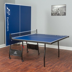 Details About Tennis Table Outdoor Ping Pong Official Size Folding Table Play 4 Piece Gaming