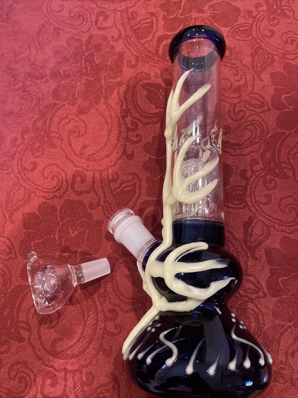 New 10 inch Water Pipe Heavy Glass Bong Smoking Pipe Ship From New York