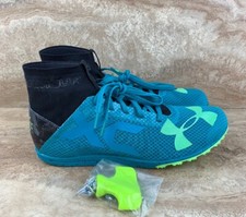 Under Armour Charged bandit XC Track Cleats Blue Black