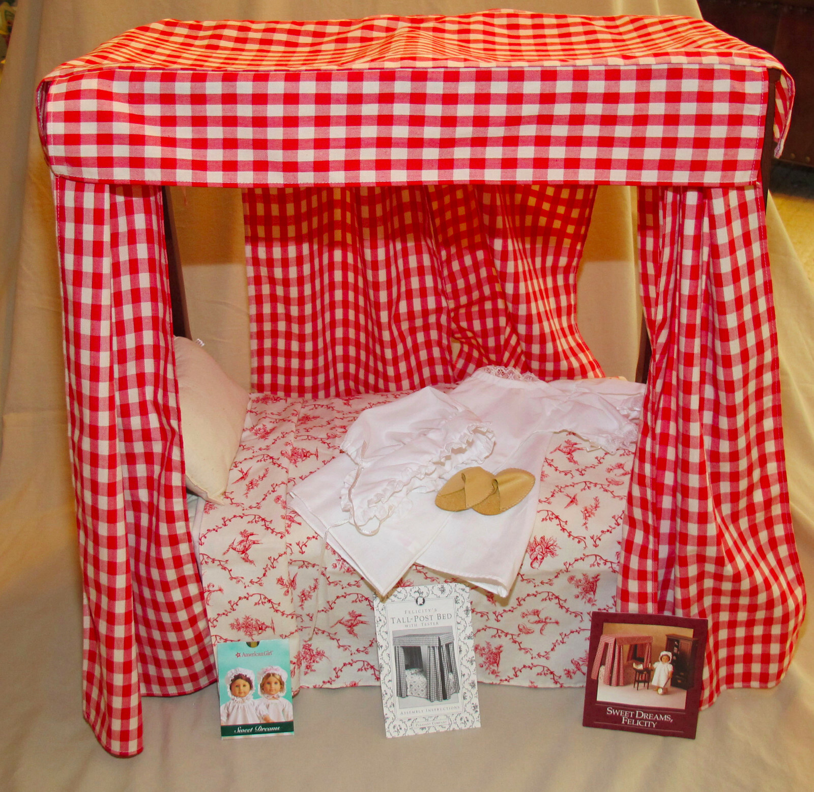 american girl elizabeth canopy bed