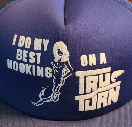 Tru Turn Hooks Fishing Baseball Cap Snapback Trucker Hat I Do My Best Hooking - Picture 2 of 6