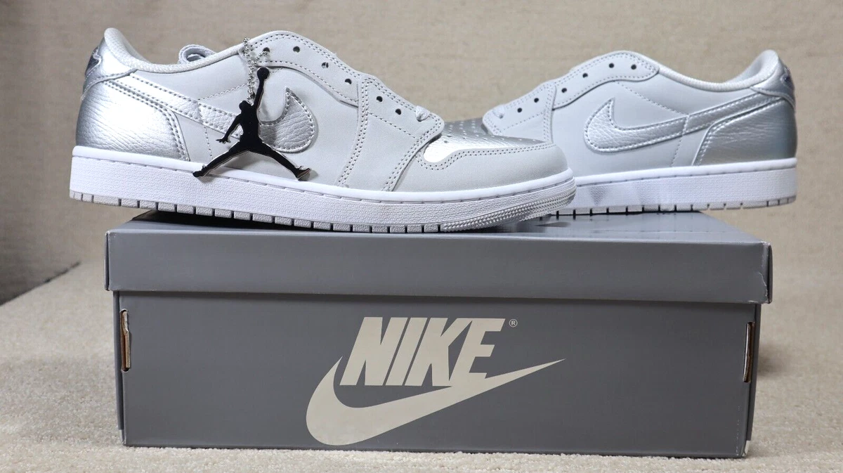 Jordan 1 Retro OG Low Metallic Silver | eBay