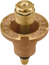 54072 Brass Pop-Up Flush Head Sprinkler with Quarter Pattern Spray Nozzle