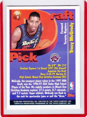 1997-98 Topps Draft Redemption Complete SET of 29 - Tim Duncan BGS 8.5!- McGrady - Picture 5 of 9